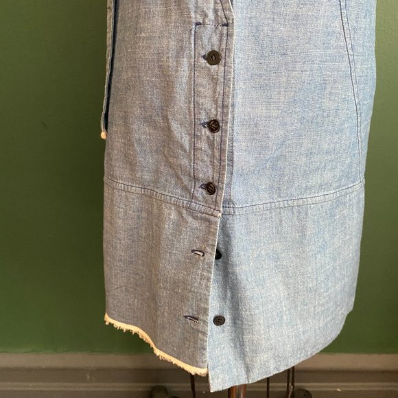 Proenza Schouler Chambray V-Neck Dress - Picture 8 of 15